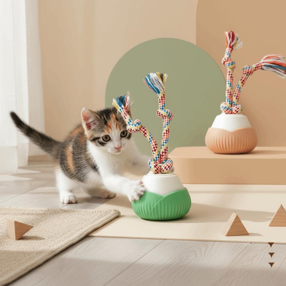 Rechargeable Interactive Dog Ball Self Play Rotating Automatic Rolling Ball Durable Smart Moving Cat Dog Exercise