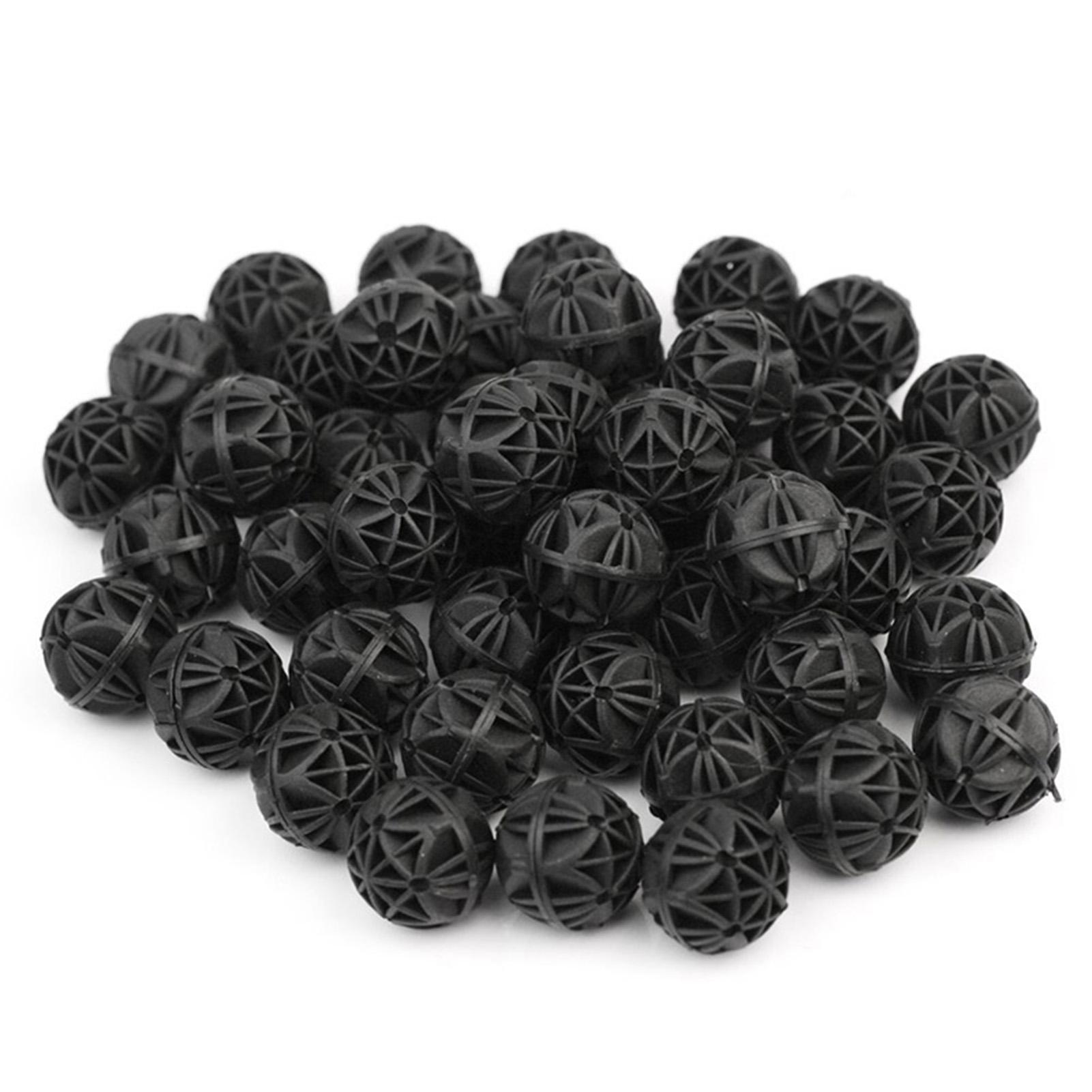 

50PCS Aquarium Biochemical Filtration Materials Dirt Shatter Excellent Filtering Effect Filter Ball for Outdoor Ponds and Fish