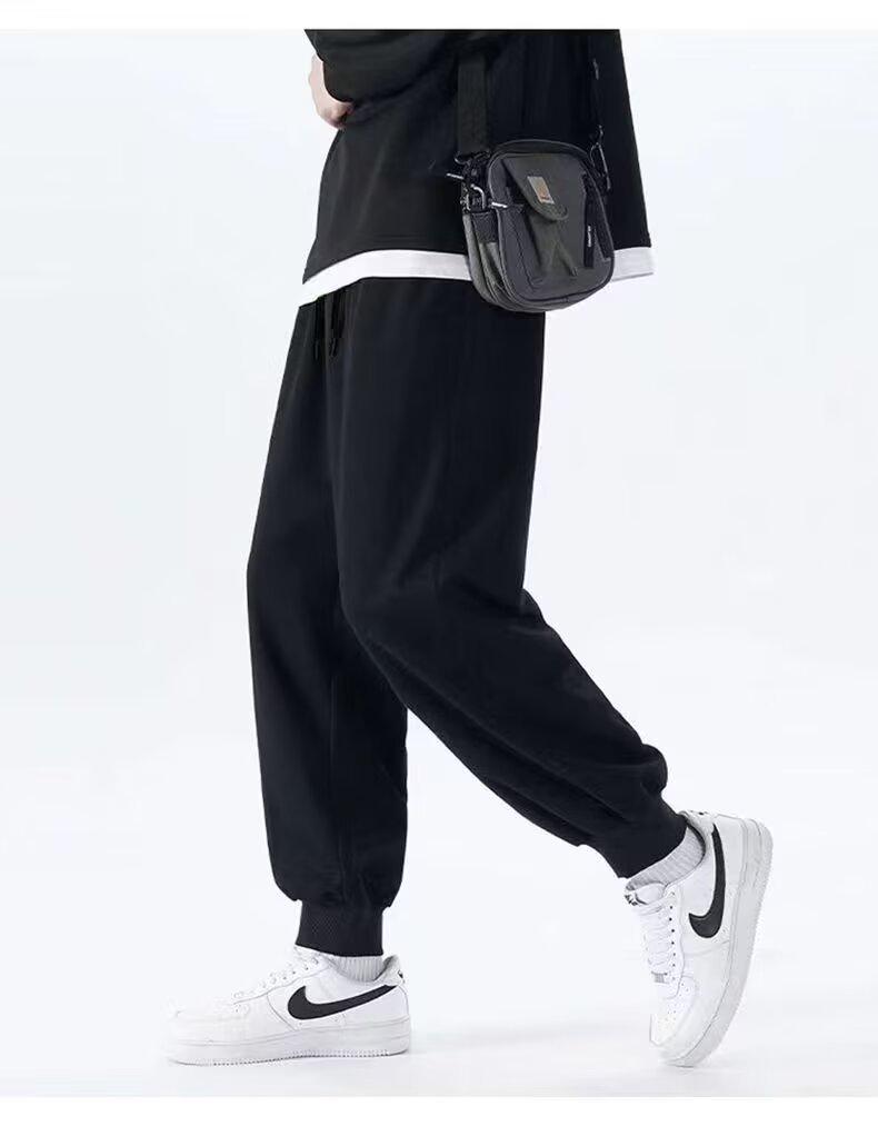 Men's Casual Sports Hoodie and Sweatpants Set - Spring/Autumn Outdoor Zipper Cardigan