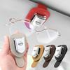 Multifunction Car Sun Visor Glasses Clip Leather Eyeglasses Clip For Nissan Qashqai J10 J11 Trail Tiida Juke Teana Pulsar Altima
