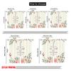 2pcs 2D Flat Printing Window Drapes Joy Lord Strength Nehemiah Polyester Fabric Without Electricity Birthday Party for Festive
