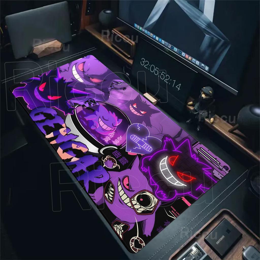 Anime Mousepad G-gengar Computer Laptop Keyboard Mouse Pad Gamer Accessories Decoracion Desk Mat Pokemon Large Gaming Mousemat