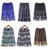Elephant Pants Loose Legs Adjustable Elastic High Waistband Strap Rope Women Men Unisex Print Thailand Casual Streetwear Beach Bohemian Retro Vintage