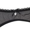 Women See Through Lace Garter Belt With Stockings 2Pcs Ultrathin Mesh Sexy Garter ZH