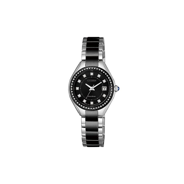 CITIZEN Women s Ecology Drive Collection Watch EW2558-88E Black Dial