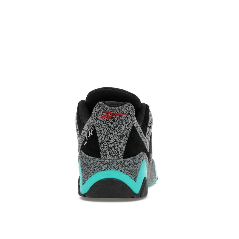Reebok Nice Kicks X Kamikaze II Low NBA Jam Black Grey Purple Teal H01319