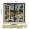 Magnetic Mosquito Screen, Window Screen, High-Density Polyester Screen, Magnetic-Closure Screen To Keep Out Mosquitoes and Flies—Black