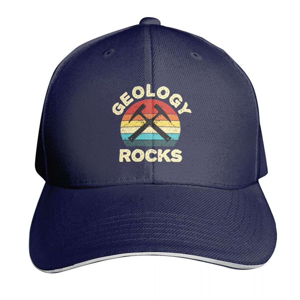 Geology Rocks Retro Vintage Baseball Cap Rave Cosplay Rugby Hat Luxury Brand For Girls Unisexs