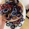 50 STUKS/Set Nieuwe Dames Meisjes Snoepkleuren Nylon Basic Scrunchie Haarband Paardenstaart Houder Haarelastiekjes Mode Haaraccessoires