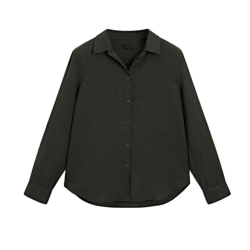 MD Spring and Summer New Women Clothes High-Tech Sense and Diligent Style All-Match Elegant Linen Blend Long Sleeve Shirts 5130530