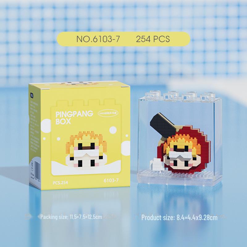 "Mini Particle Assembly Block Toys: Educational Cat Puzzle Ornaments for Kids, Compatible with LEGO"