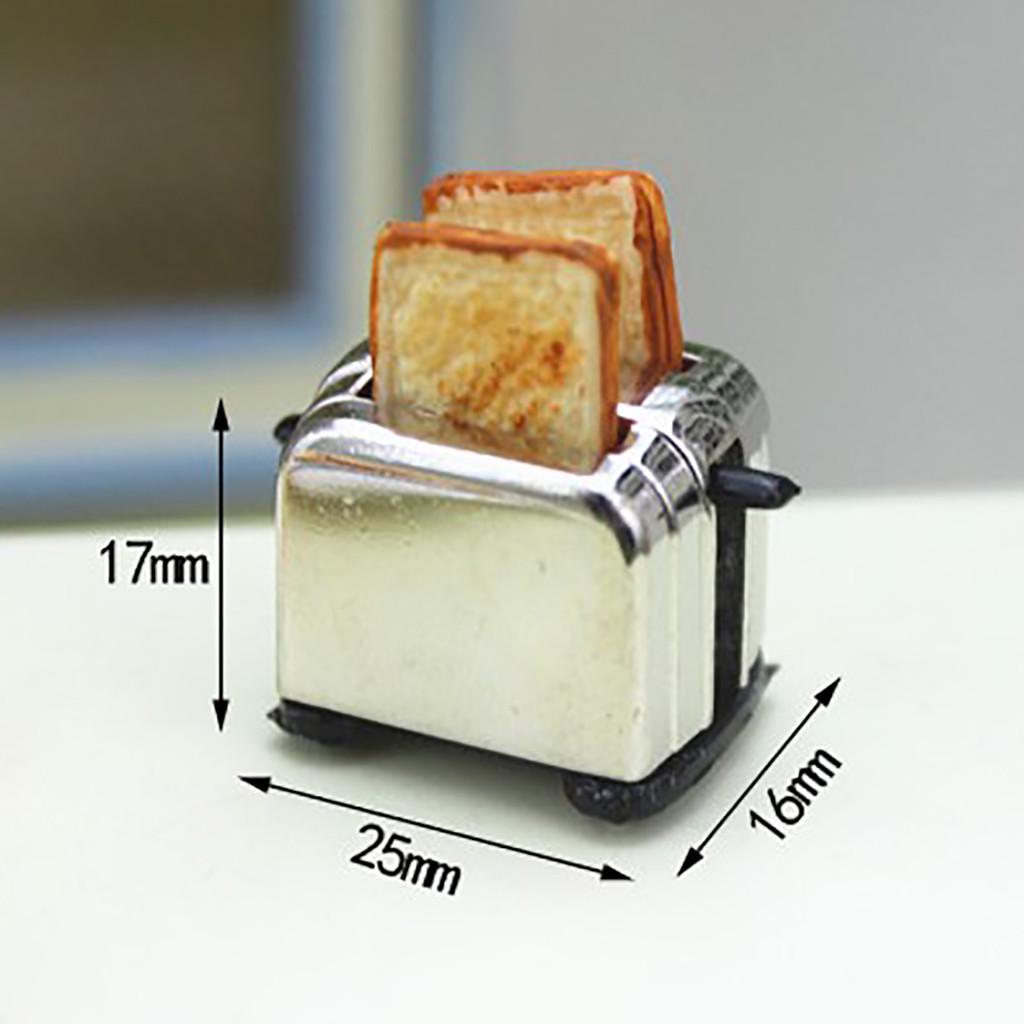 1:12 /1:6 Dollhouse Miniature Scene Model Bread Machine Pretend Play Toy