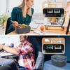Electric Lunch Box for Adults – 90W Portable Food Warmer with 2L Stainless Steel & 1L Fruit Container, 12V/24V/110V Heated Lunch Box for Car,