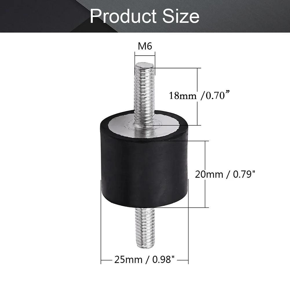 Rubber Vibration Isolator Mount Male Anti M3 M5 M6 Car Bobbin Isolator Damperm Herramientas Ferramentas Parafusadeira