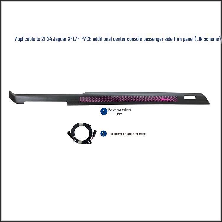 Jaguar XFL/XJL Colorful Ambient Light Speaker Cover for Car Interior