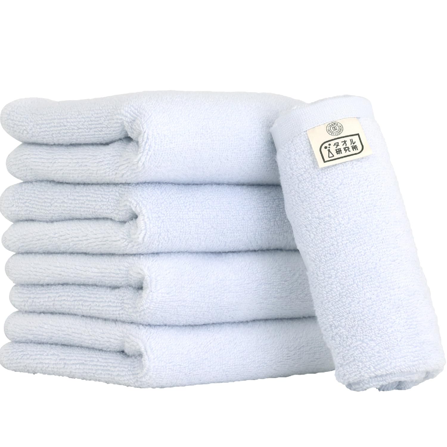 

Towel Laboratory Face Fast JapanTechnology [Air Softness] #027 Towels, Blue, 5-Piece Set, Fluffy, Soft, Medium-Weight, Volume, Lightweight, No-Twist