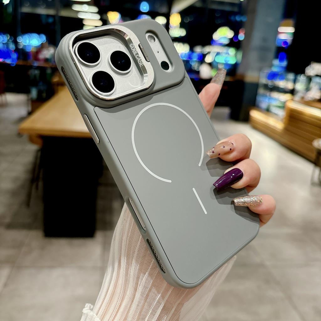 Applicable To Apple 17promax Silicone Holder, Mobile Phone Case iPhone16 Magnetic Suction 15 All-inclusive Anti-drop.
