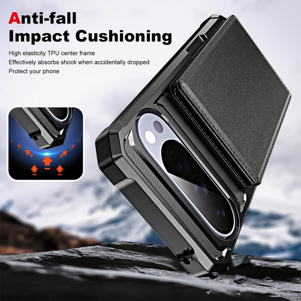 Left-Right Flip Card Slot Wallet Leather Phone Case for Google Pixel 7 8 9 10 Pro XL Shockproof Pocket Cover for Pixel 9A 8A 7A