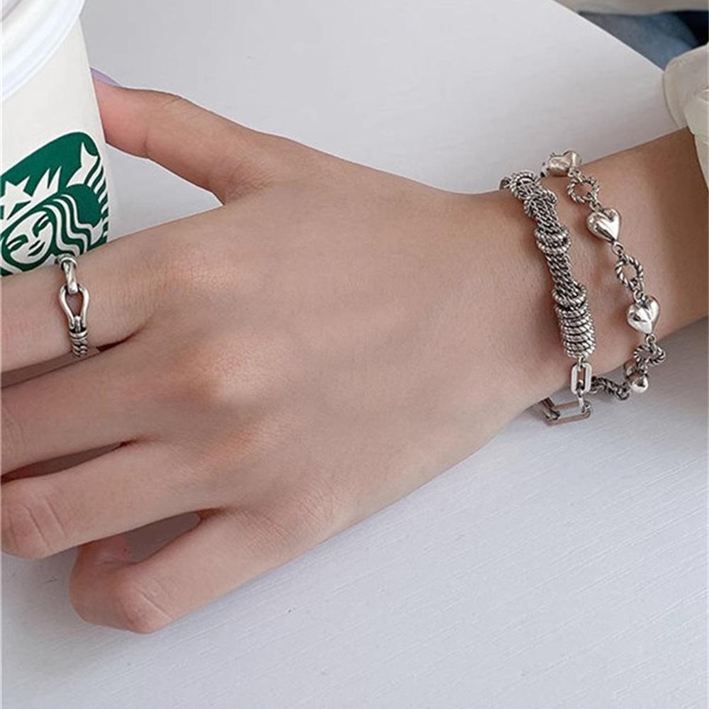 South Korea Dongdaemun chain love bracelet cold wind temperament jewelry