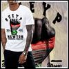 Huey P Fist T-shirt Melanin Panafrican Pride Black History Month Size S-2XL