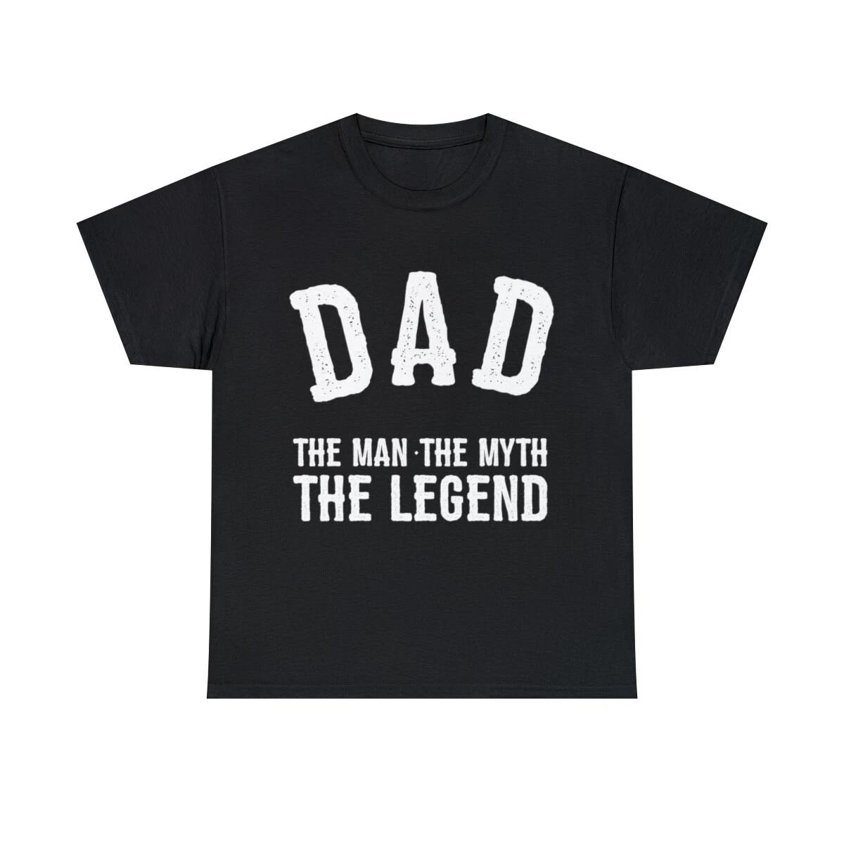 Dad The Man The Myth The Legend Graphic Tee Shirt, S-5XL S