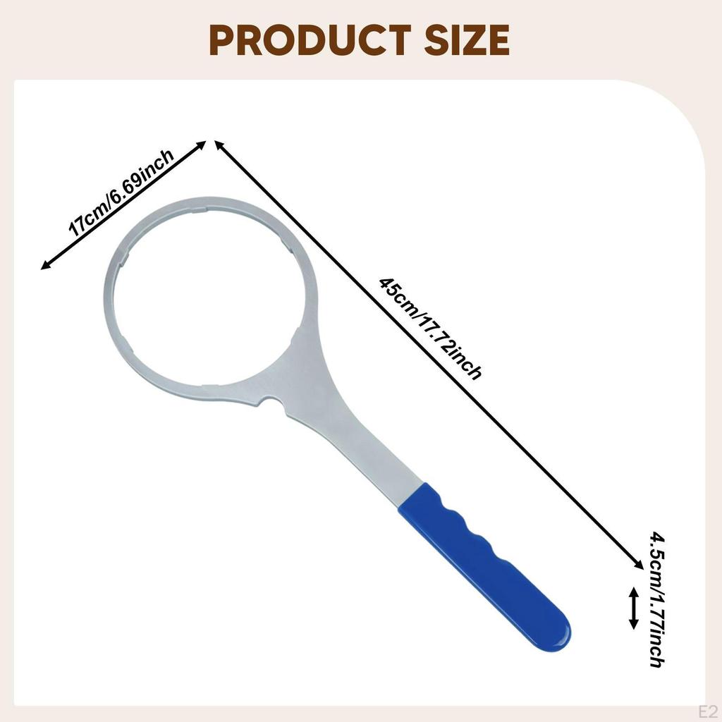 Water Housing Wrench Heavy Duty Strong,Portable Professional Assembly Practical Spanner Tool 5.93
