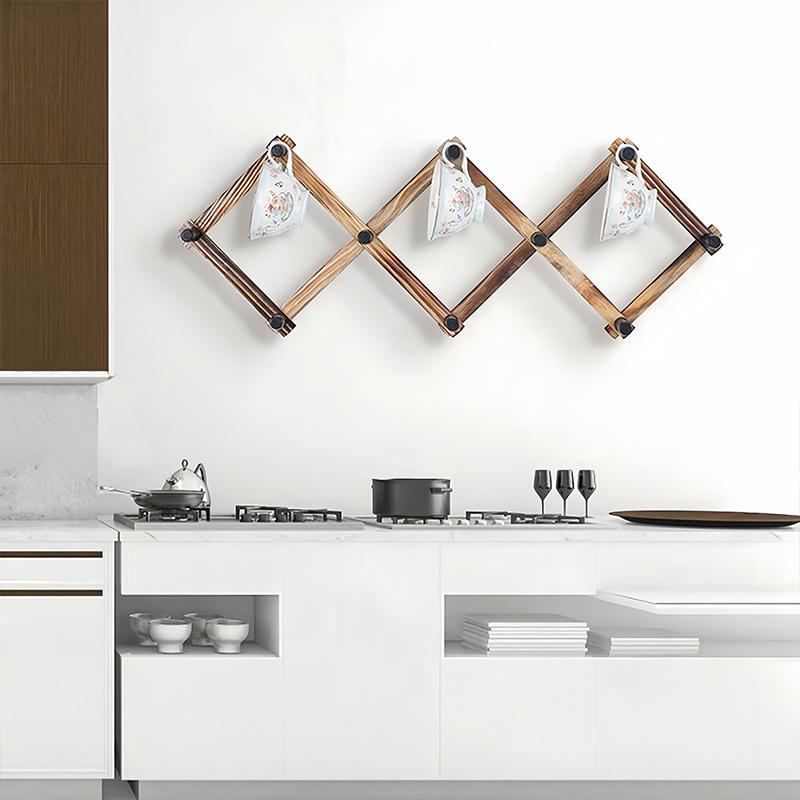 1Pc Rows Of Behind The Door Hooks Bathroom Wall Mounted Coat Racks Living Room Telescopic Movable Coat Rack Bedroom