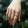 BFCLUB 925 Silver Rings For Women Men Fine Jewelry Finger Adjustable Open Vintage Knots Ring For Party Birthday Gift