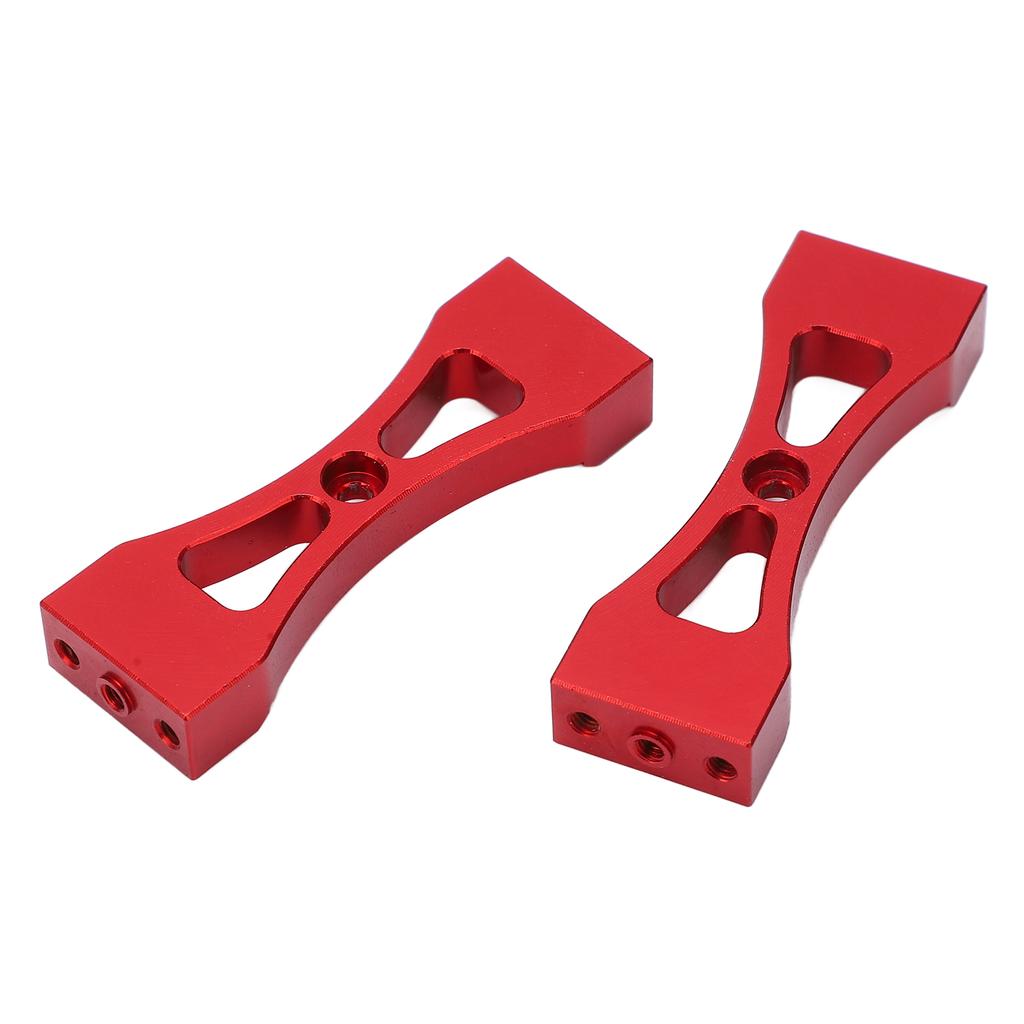 2 Stück RC Metallträger 53mm Länge Mittelfeste Halterung Aluminium für WPL B14 B16 B36 Q60 Q61Rot
