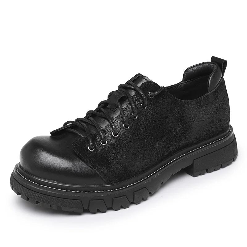 

Новая Высококачественная Мужская Обувь из Натуральной Кожи, Деловые Оксфорды, Роскошный Бренд, Свадебная Повседневная Обувь, Итальянская Нарядная Формальная Обувь 45 чёрный