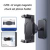 360 Degree Rotating Magnetic Base Phone Mount Bracket for Metal Surfaces Universal Stand Holder for Most Mobile Phone