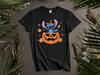 Halloween Party Stitch Poster T-shirt T Shirt Men Women Unisex Tshirt K1013