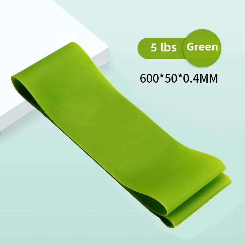 Hot Selling TPE Yoga Tension Band Resistance Band Fitness Elastic Band Squat Butt AIDS Practical Latex Stretching Band