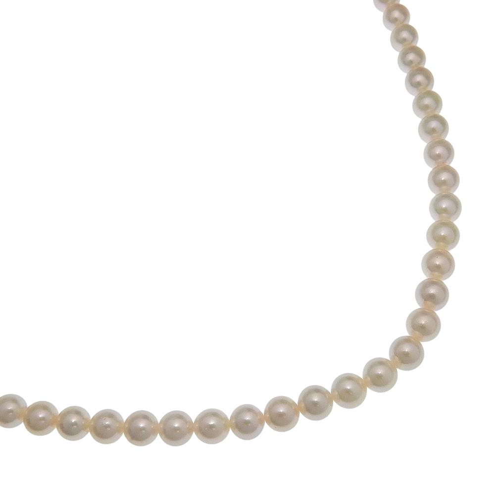 Pearl Necklace Silver/Pearl 68g Women Used