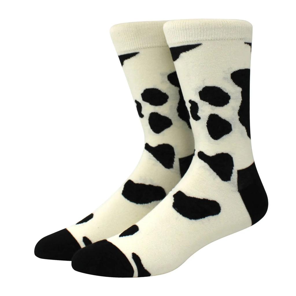 Large Size New Happy Funny Couple Trendy Socks Funny Personalized  Cartoon Jacquard Long tube cotton socks