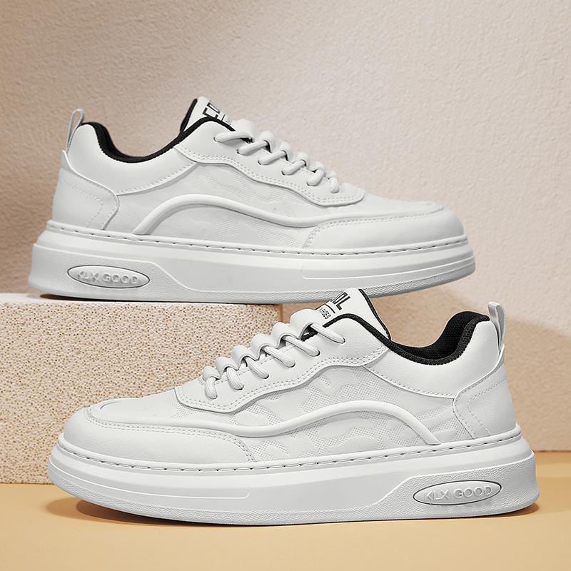 

Autumn and winter men s shoes 2025 new little white shoes men s sports and leisure versatile men s board shoes, breathable trendy shoes 44