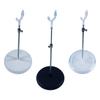 Practical Doll Display Stand Adjustable Plastic Metal Sturdy Holder for 1/12 1/6 Action Figures Storage