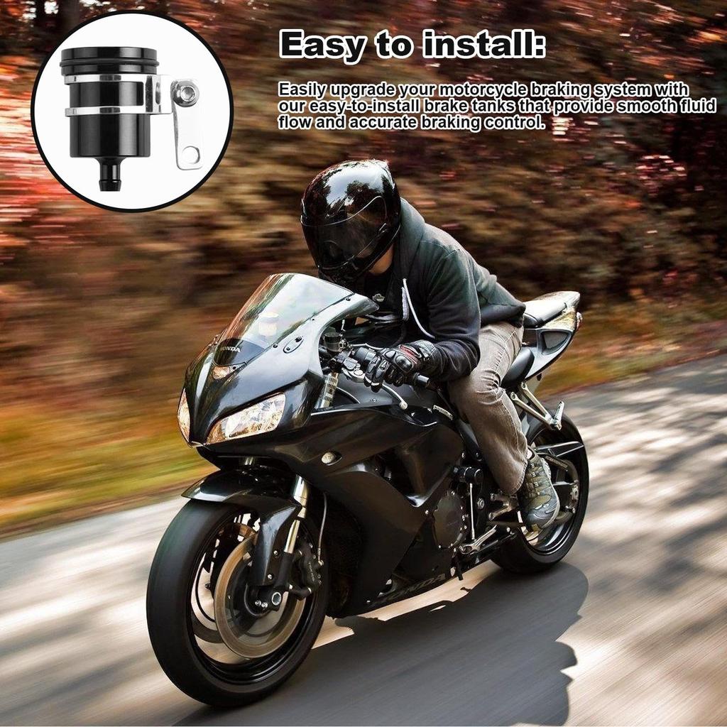 Motorcycle Brake Reservoir Cup, Motorcycle Modification Accessories Aluminum Alloy Upper Pump Pot
