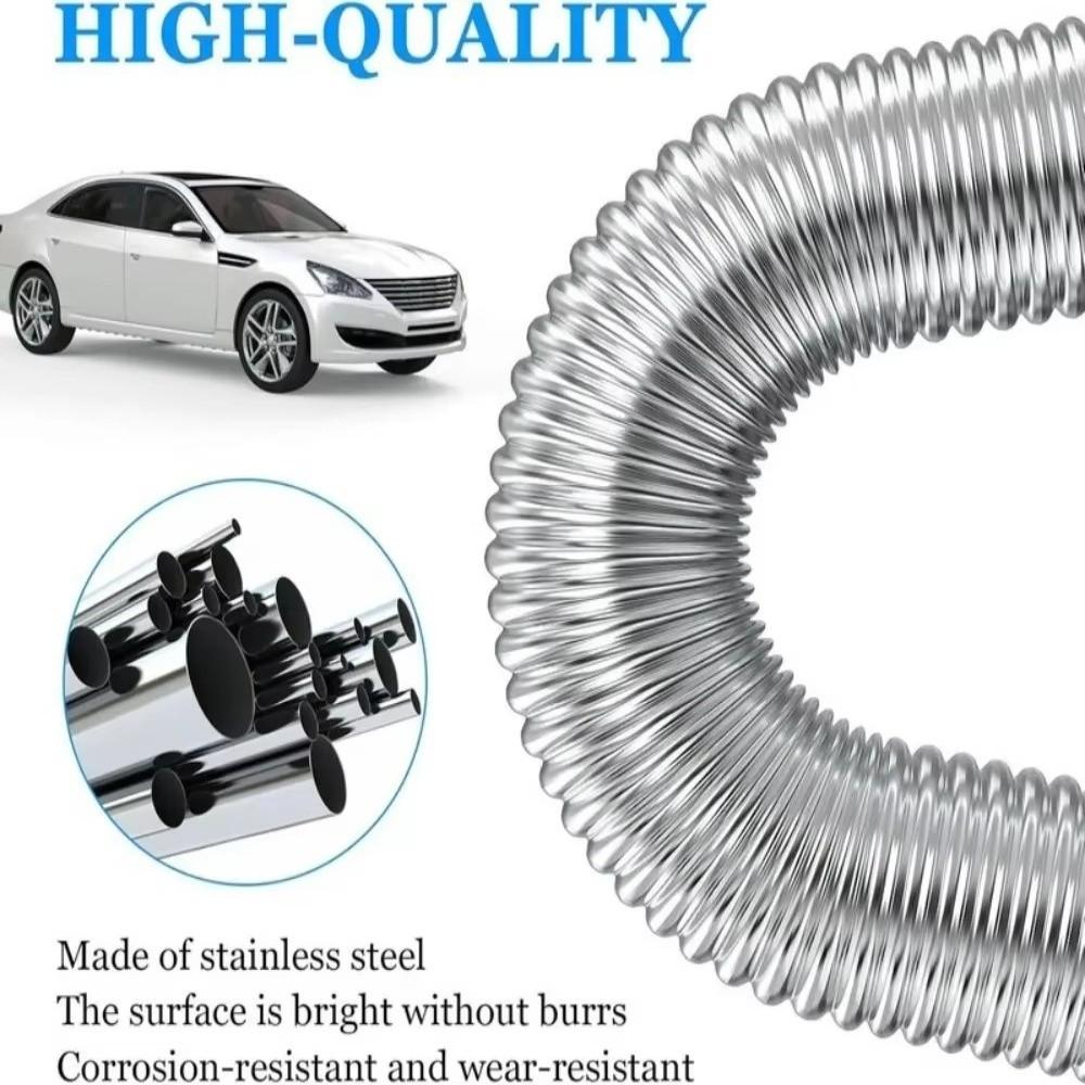 Stainless Steel Air Diesel Parking Heater Aluminum Foil Sleeve Clamps Heater Exhaust Pipe Hose Hose Clamp Air Heater