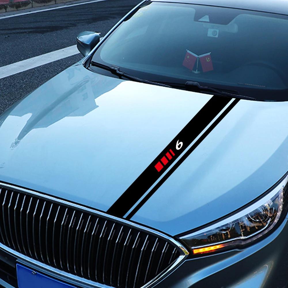 2025 Hot Car Body Hood Covers Stickers Vinyl Racing Sports Decoration Stripe For Mazda 3 Mazda 6 Axela CX4 CX5 CX8 CX-5 CX-3 CX3