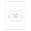 Halloween Pumpkin Ghost Bats Face Embossing Die Cuts Stencils Carving Stencils for DIY Pumpkin Carving Wood Walls Art Decor