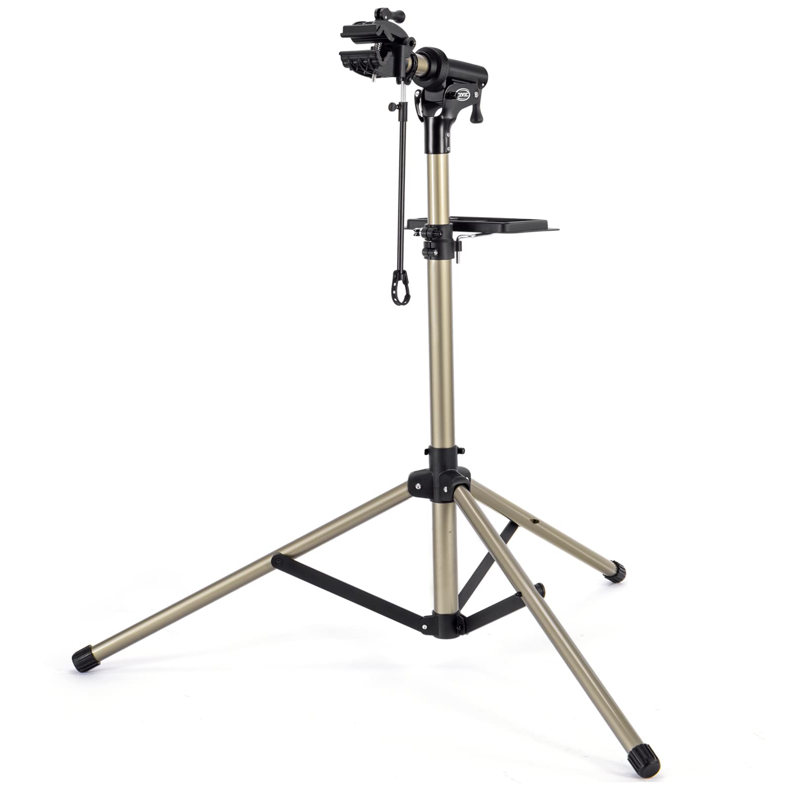 

CXWXC Стенд для обслуживания велосипеда, регулируемый штатив, грузоподъемность 30 кг, складной алюминиевый стенд для мытья и обслуживания велосипеда, инструмент