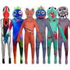 Mike Mike Rainbow Friends Kostüm Kinder Jungen Blaues Monster Wiki Cosplay Horrorspiel Halloween Jumpsuit Karneval Geburtstagsparty Kostüm J