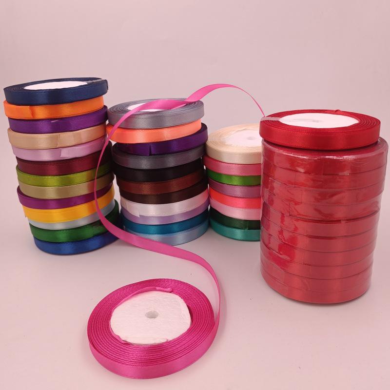 1cm DIY Handmade Satin Ribbon: Gift Packaging, Cake Decorating & Wedding Jewelry Materials