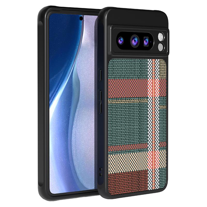 Retro Striped Pattern Magnetic Case For Google Pixel 10 8 7 Pro 9A 8A Pixel 9 10 ProXL For Magsafe Shockproof Hard Phone Cover
