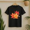 Autumn Maple Leaf Tee Fall Style Graphic Shirt Thanksgiving Tops Men Casual Summer Short Sleeve Women O-neck Hot Sale T-shirt