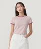 COVERNAT WOMAN Baby Fit Ringer T-Shirt Light Pink