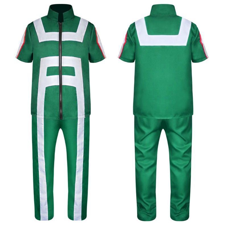 No Izuku Boku Midoriya Cosplay Costume Training Uniform Suit