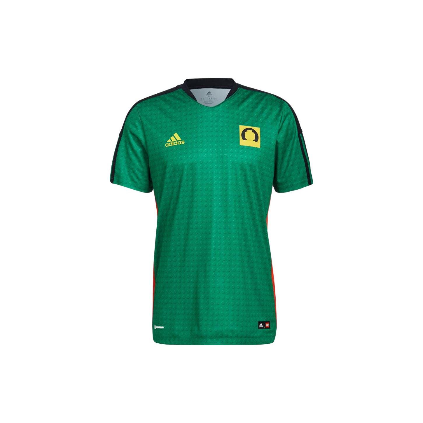 Adidas Soccer Jerseys Men s Green Moderate Straight Fit HC9802 J/O