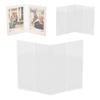 V Model Clear Acrylic Photo Frame Holder Free Standing Portrait for Instax Mini 3 Inch Film